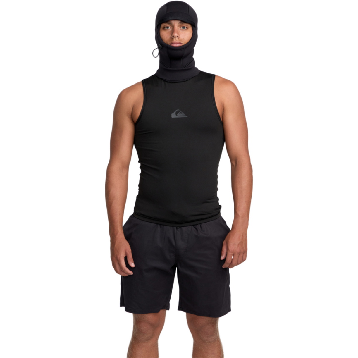 2025 Quiksilver Mens Marathon Sessions 1mm Colete Com Capuz 25AW293500 - Black